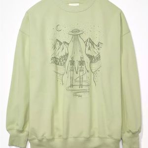 American eagle skeleton sweatshirt